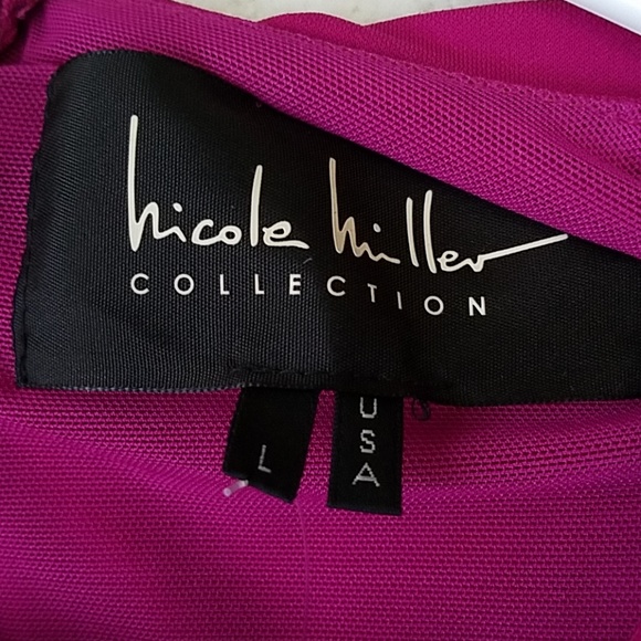 NWT Nicole Miller Collection Ruched Dress - Picture 2 of 7